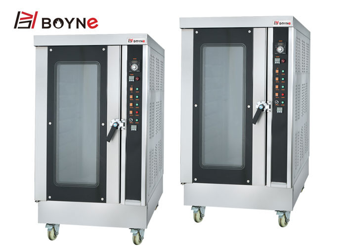 Ten Trays Commercial Stainless Steel Convection Bakery Oven With Strong Wheel