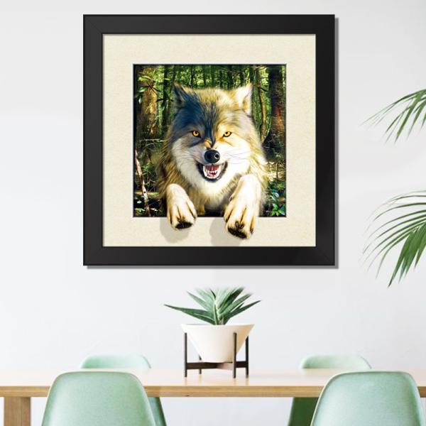 Large 40x40cm 5d Depth Poster Custom Lenticular Printing For Company Advertiseme