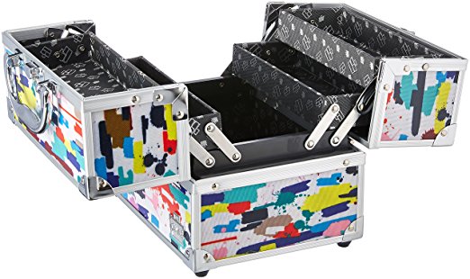 2018 new design make up case,enough compartments,beauty color,convenience