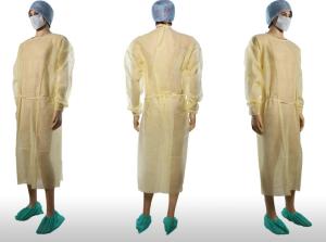 China Personal Protection L Size Ppe Non-toxic Disposable Isolation Gowns factory