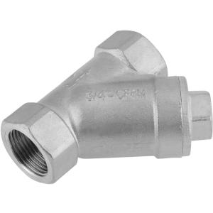 China 3/4&quot; DN20 SS304 PT Thread Stainless Steel Y Type Strainer Pump Filter factory