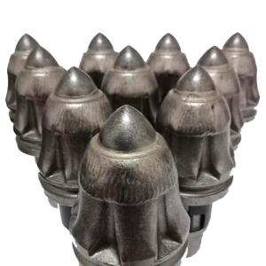 China Auger Round Shank Bullet Teeth Bit 25mm Rock Bucket factory