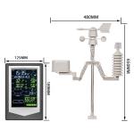 Outdoor Compact Weather Station With Color Screen Display And Wind Direction