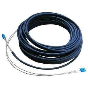 China Network 2 Core OM2 DLC Outdoor Fiber Optic Cable For Huawei ZTE factory