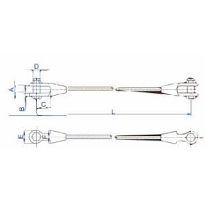 50mm Galvanized Steel Wire Rope Sling Assembly With Open Spelter Socket