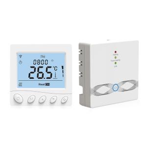 China Glomarket Digital Electronic RF Wall-Hung Boiler Tact Switch Operation Smart Wireless Thermostat Temperature Controller factory