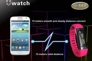 China New 2015 U Smart Watch Wristwatch Silicon Rubber Bracelet factory