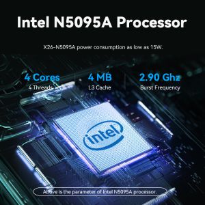 Single LAN Mini PC With Intel N5095A Processor And DDR4 RAM Up To 16G For Home