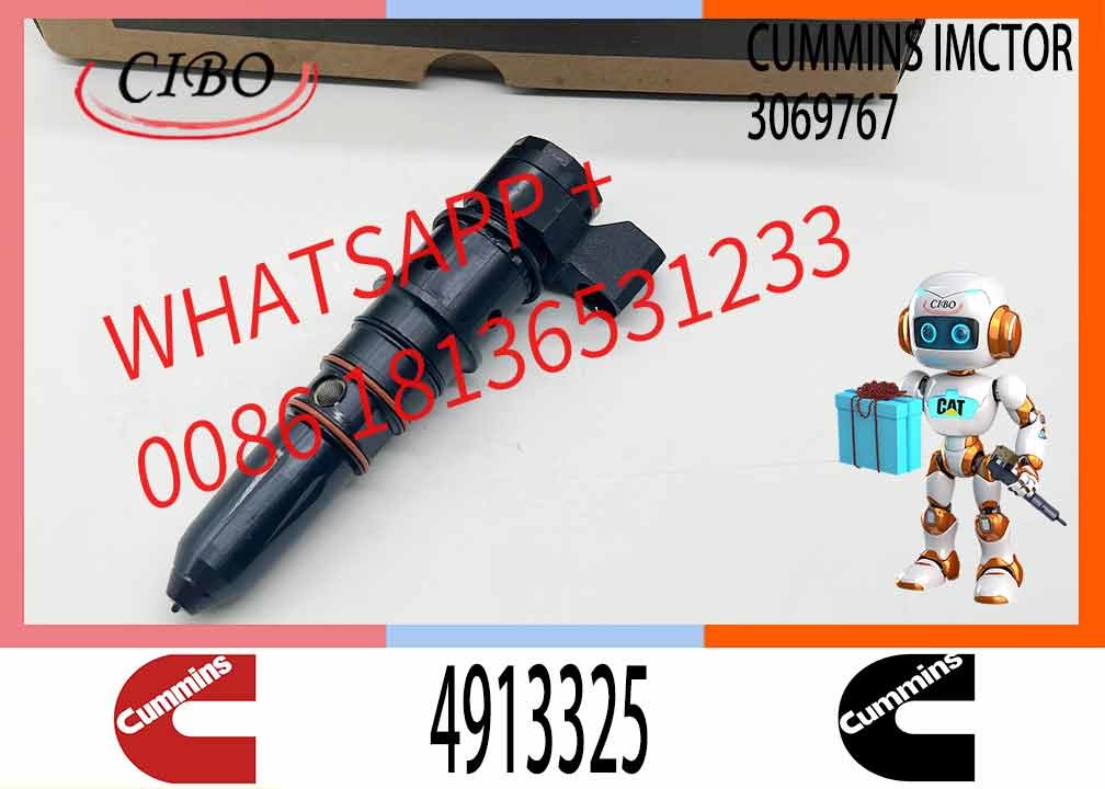 Excavator 3047973 4913325 3054233 3054228 Engine Common Rail Fuel Injector