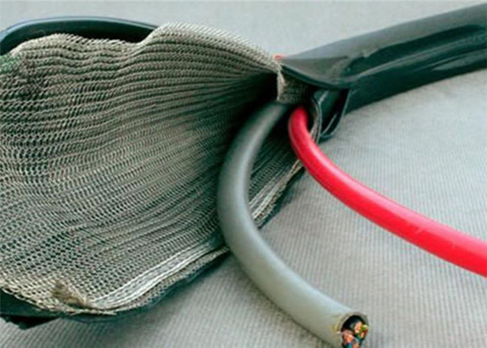 25.4mm RFI / EMI Shielding Tape Monel Knitted Wire Mesh Tubing