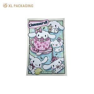 XL Packaging Custom Paper Sticker Biodegradable Matte Ziplock Packaging Bag