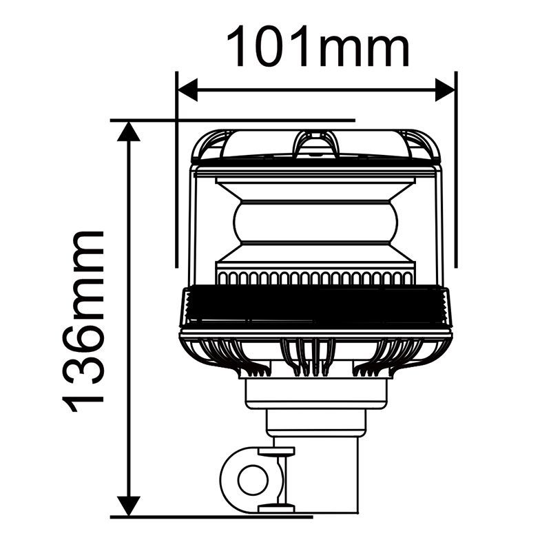 Vehicle Emergency Warning Light LED Strobe Beacon Light China