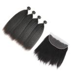 4 Bundles Of Unprocessed Peruvian Human Hair No Synthetic Hair CE Certification