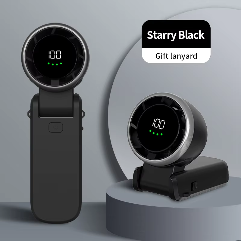 Handheld Mini Fan 5000mAh Battery Portable Rechargeable Fan