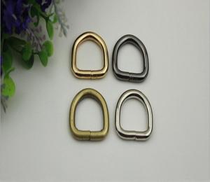 China Low cost bag accessories open iron wire d ring,20mm metal d ring for handbag factory