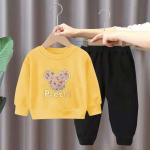 Boys And Girls Children'S Long Sleeve Set Cartoon Pattern