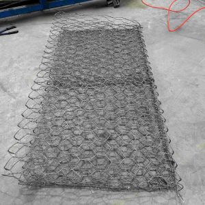 Hexagonal Wire Mesh Wall Netting Gabion Basket / Box With Diaphragms For Seawall