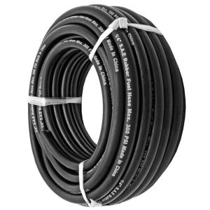 China NBR Black Rubber Fuel Hose Fiber Braided 20 Bar For Fuel Transfer factory