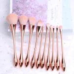 Solid Wood Setting Powder Brush , Eyeshadow Makeup Brushes Fashion Style