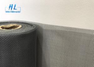 China 120g 18*16 Fireproof Grey Color Fiberglass Mosquito Net For Window and Filter factory