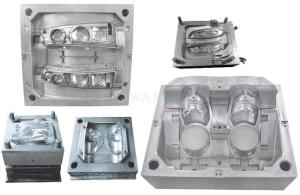 China Customized Headlight Molding Car Tail Lamp Injection Mold Hot Runner factory