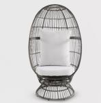 Egg Round Patio Outdoor Indoor Garden PE Rattan Swing Chair Hotel Garden