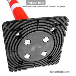 JACKWIN Flexible Traffic Warning Delineator Post with rubber base 86 cm (height