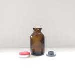 Sodium Calcium Borosilicate Molded Glass Vial 50ml 100ml Amber Glass Pharmaceuti