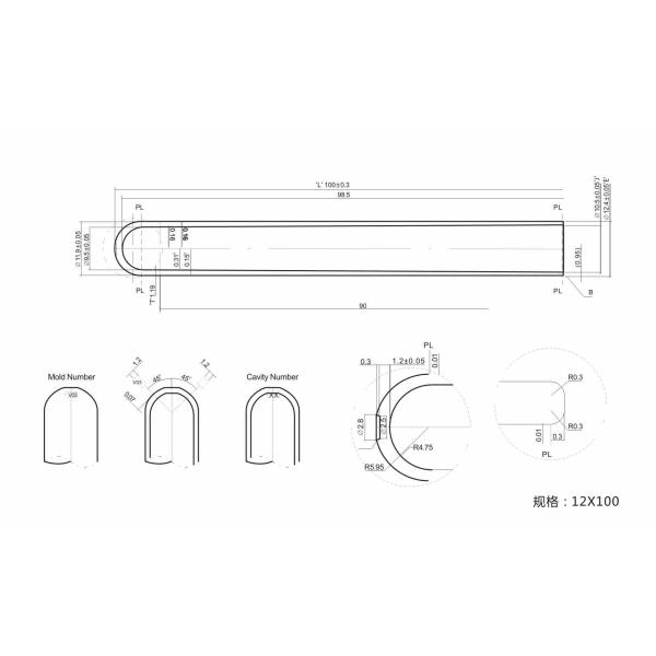 PET Tube For Blood Test Tubes 13*75mm 13*75mm 16*100mm Transparent Test Tube