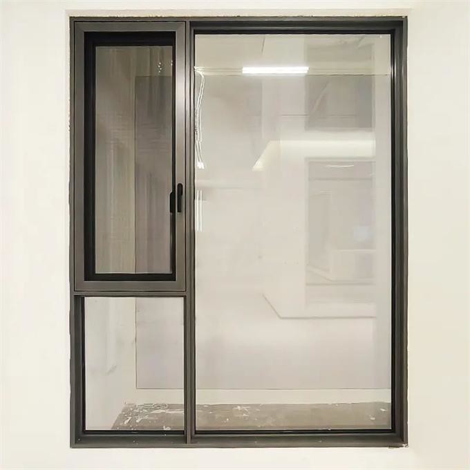 Stainless Steel Screen Included Bedroom Windows With Heat Insulation Coefficient ≤2.0