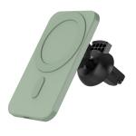 FCC Magnetic Wireless Car Charger , 15w Air Vent Car Mount Phone Holder