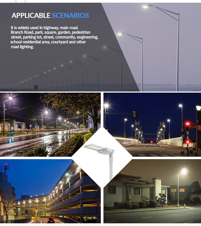 High Brightness LED Street Lights IP65 LED Street Lamp 300W For Public Road