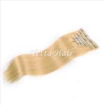 Brazilian Straight Clip In Pre Bonded Hair Extensions No Any Bad Smell