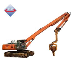 China Fondation Construction Excavator Boom Arm Hydraulic Pile Driver HG785 factory
