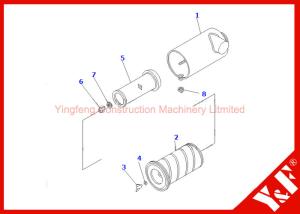 China Durable Excavator Parts Air Cleaner Assy 6206 - 83 - 7510 600 -181 - 6050 600 - 181 - 6540 factory