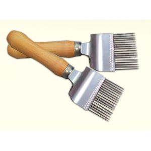 European style uncapping fork Wooden Handle Honey Uncapping Tools
