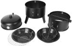 Backyard Weathering Steel Outdoor Grill Charcoal Fueled Customizable