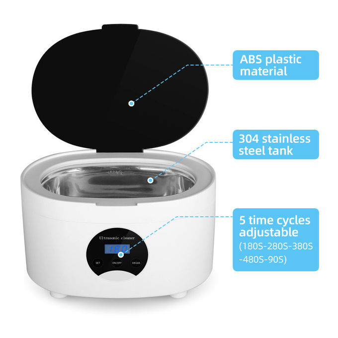 Skymen JP-895 600ml Ultrasonic Jewelry Cleaner 40KHz 30min Timer