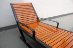 Custom Wooden Beach Lounge Chairs , Outdoor Swimming Pool Chair