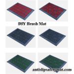 25MM Outdoor EVA Base Non Slip Entrance Mats Shoe Scraper Brush Mat 150x150