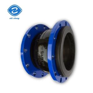 China Large Size Vulcanized 10&quot; Flanged Rubber Expansion Joint Supplier For Pumps Valves factory