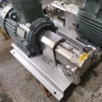 Portable Lightweight Emergency Water Pump , Aluminum Rotary Lobe Pumps