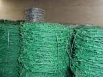 Pvc 13 Gauge Plastic Coated Barbed Wire High Toughness