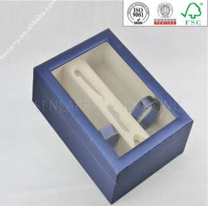 China Decorative customized paper wine glass gift box display packing wholesale design packaging welecomed in North American factory