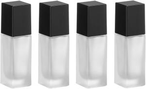 China Square Cosmetic Container Travel Dispenser Vials with Pressure Pump Head factory