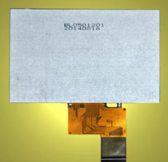 5.0 Inch TFT Lcd Touch Screen 800 * 480 RGB Interface High Brightness