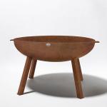 3mm Thick Wood Burning Fire Pit Outdoor Garden Decoration Corten Steel Rust