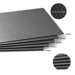 1mm 3mm Or 5mm Thickness Carbon Fiber Sheets Carbon Fiber Plate Twill Weave