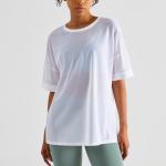 Double Sided Brocade Mesh Stitching Casual Sports Top Fitness Women'S Short