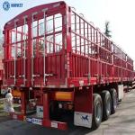Q345 60 Ton CIMC 3 Axle 12r22.5 Tire Fence Semi Trailer
